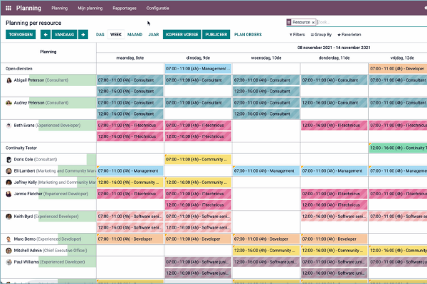 HR en planning